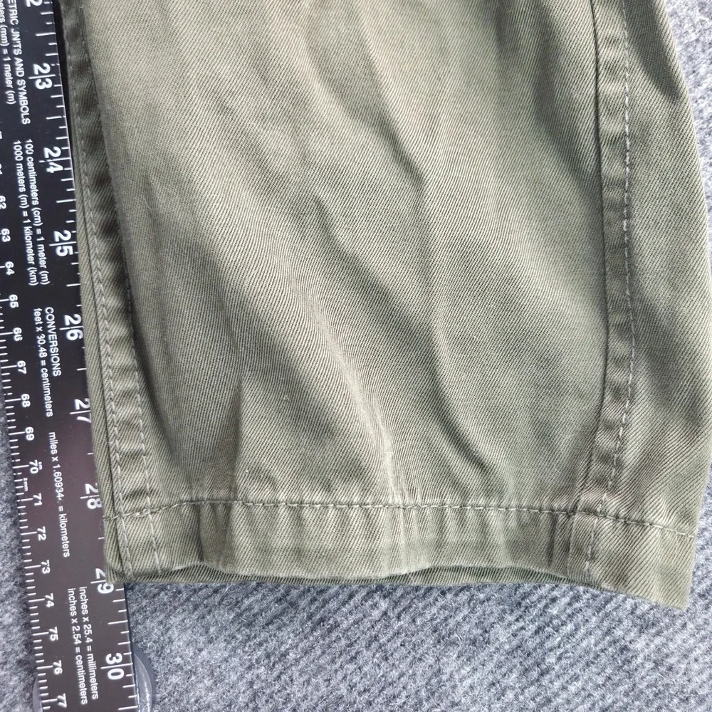 Matchstick Argus Mens Olive Green Cotton Chino Utility Trousers Size 38 Gorpcore